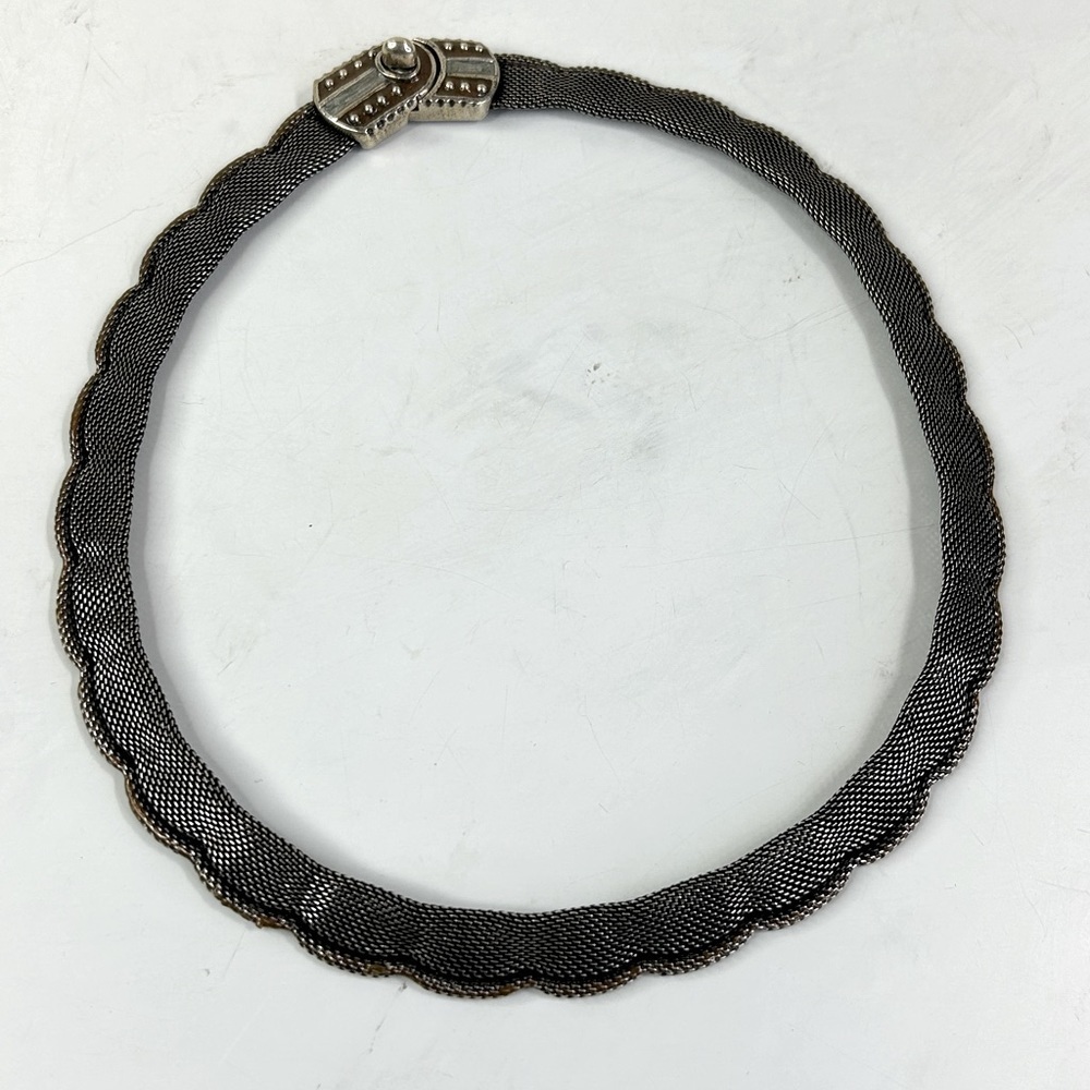 Longaberger Black and Silver Necklace